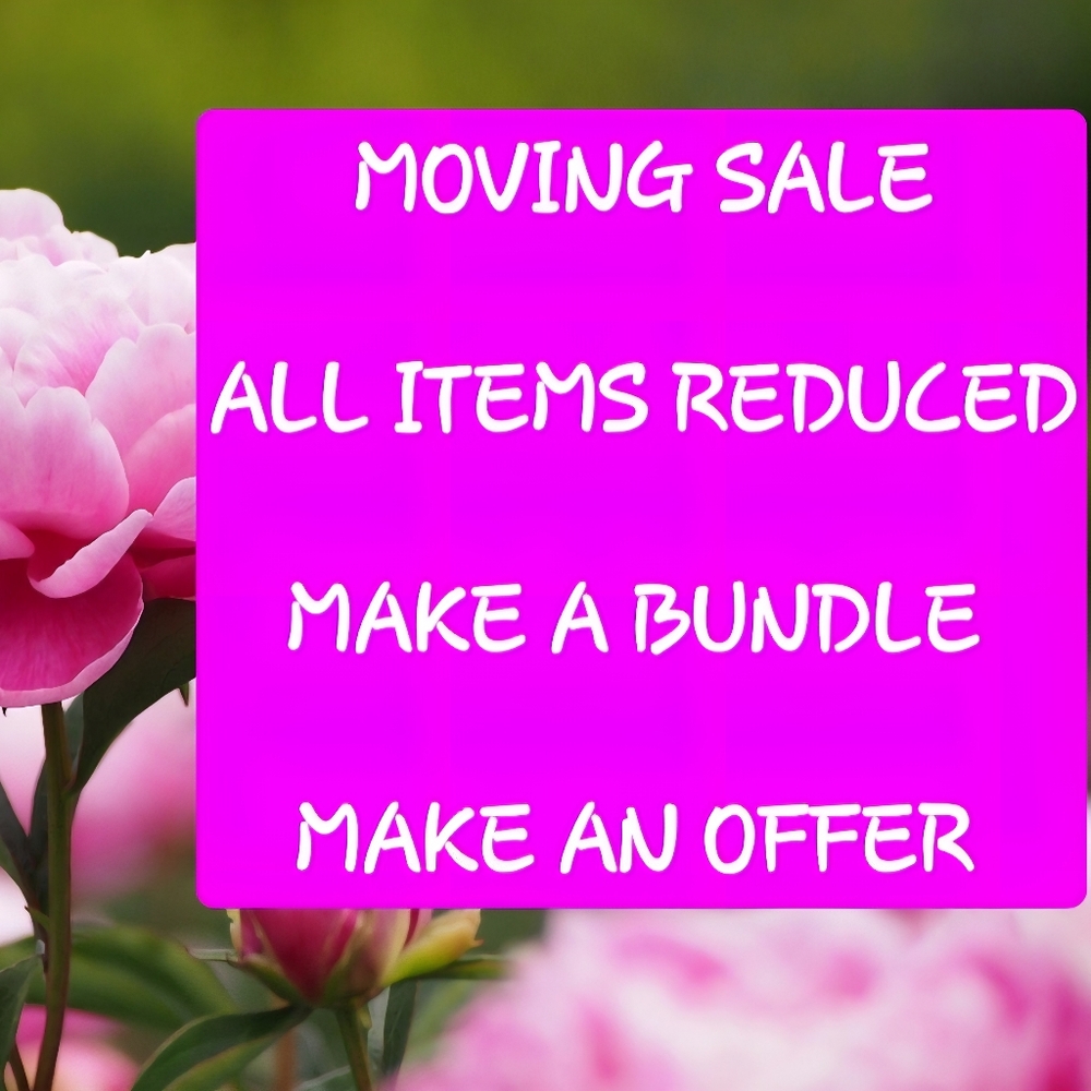 MOVING SALE INVENTORY CLEANOUT!!!!